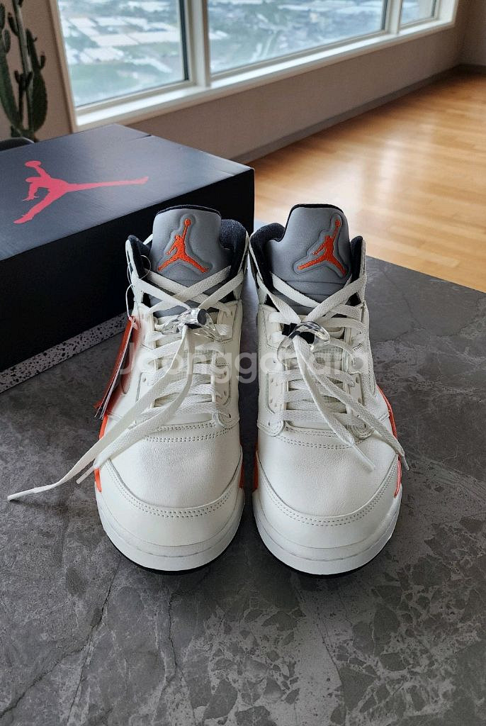 [새상품]나이키 에어조던5 레트로 오렌지 블레이즈--2