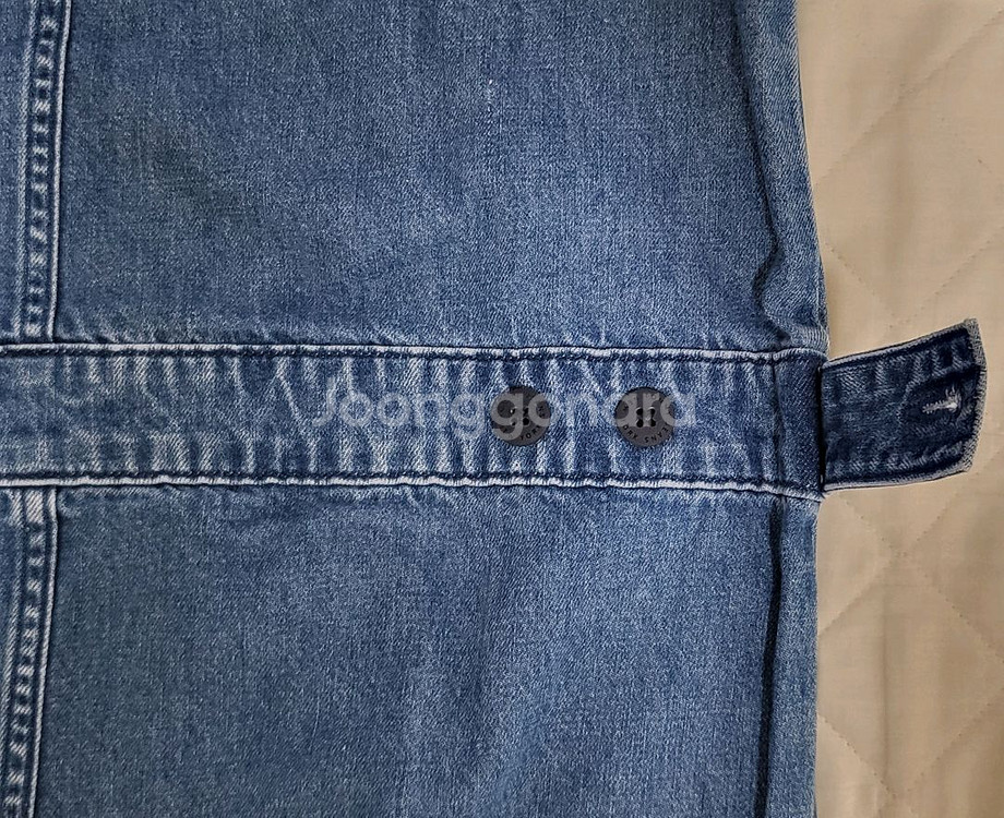 타미힐피거/타미진스 데님 반팔 셔츠 원피스--1