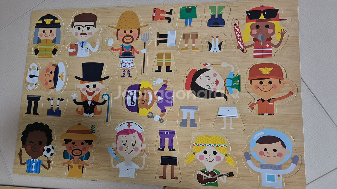 두조각 자석 퍼즐 4종세트 매그넷토피아--0