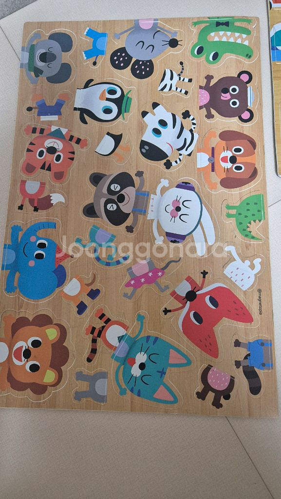 두조각 자석 퍼즐 4종세트 매그넷토피아--3