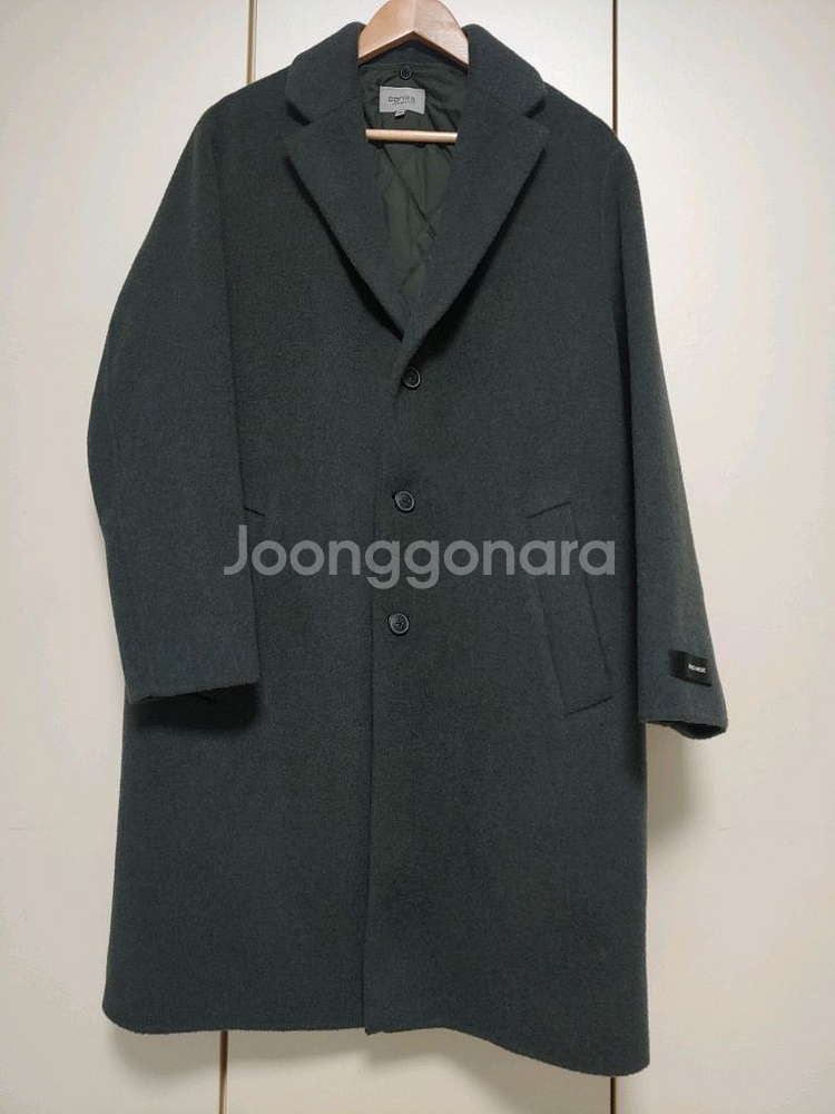 남성 시리즈 2022 패딩내피 캐시미어 코트 2회착--6