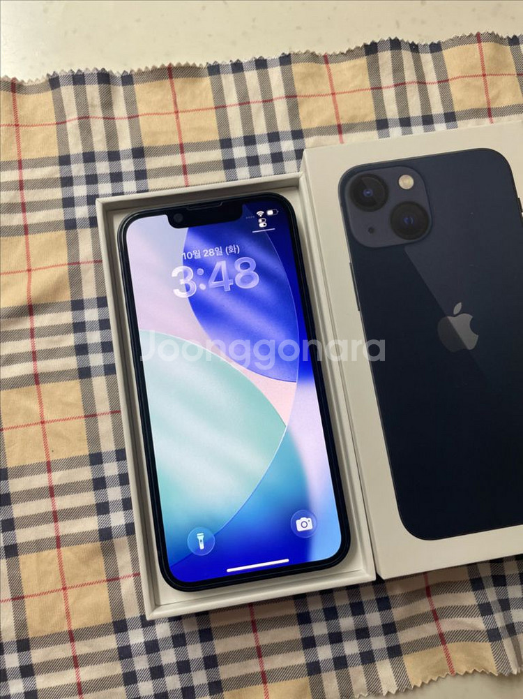 아이폰13미니 128미드나이트 S급 배터리100퍼 리퍼--0