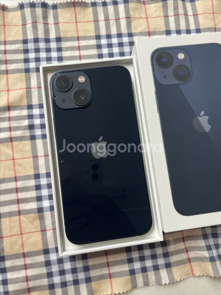 아이폰13미니 128미드나이트 S급 배터리100퍼 리퍼--1