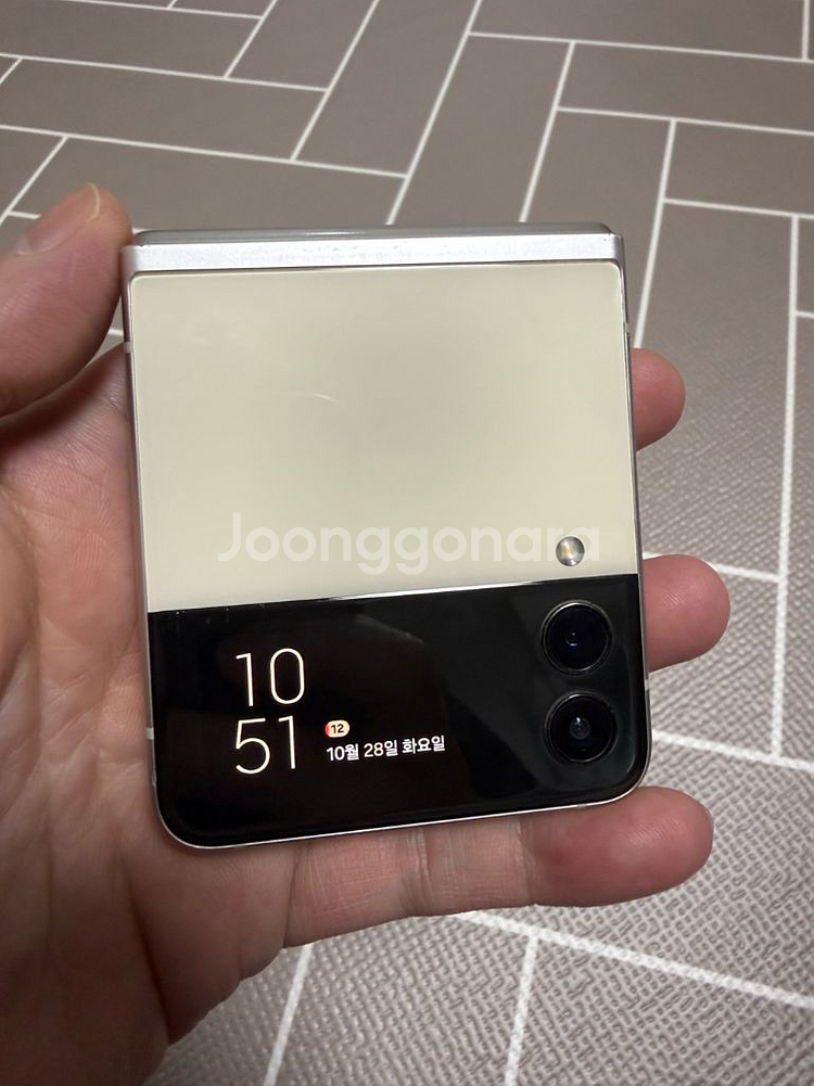 갤럭시 z플립3 5g 256기가 크림--0