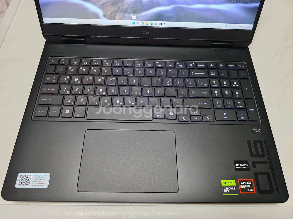 신품급 HP 오멘16 게이밍 노트북R9 RTX5070--2