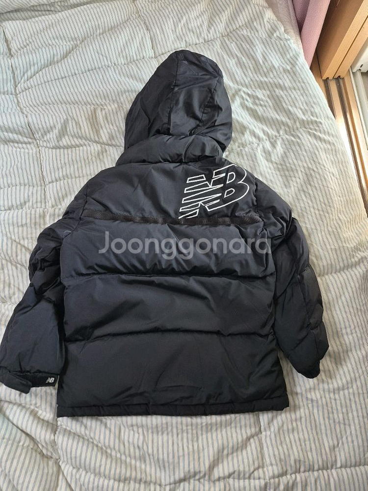 뉴발란스키즈 오리털패딩 블랙 145 (무배)--1