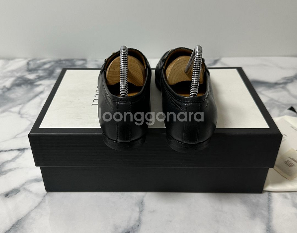 [36.5] 구찌 홀스빗 로퍼 구두 블랙--3