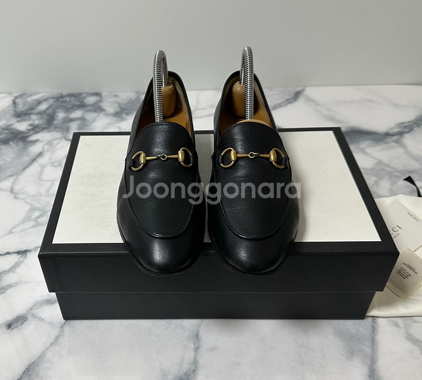 [36.5] 구찌 홀스빗 로퍼 구두 블랙--2