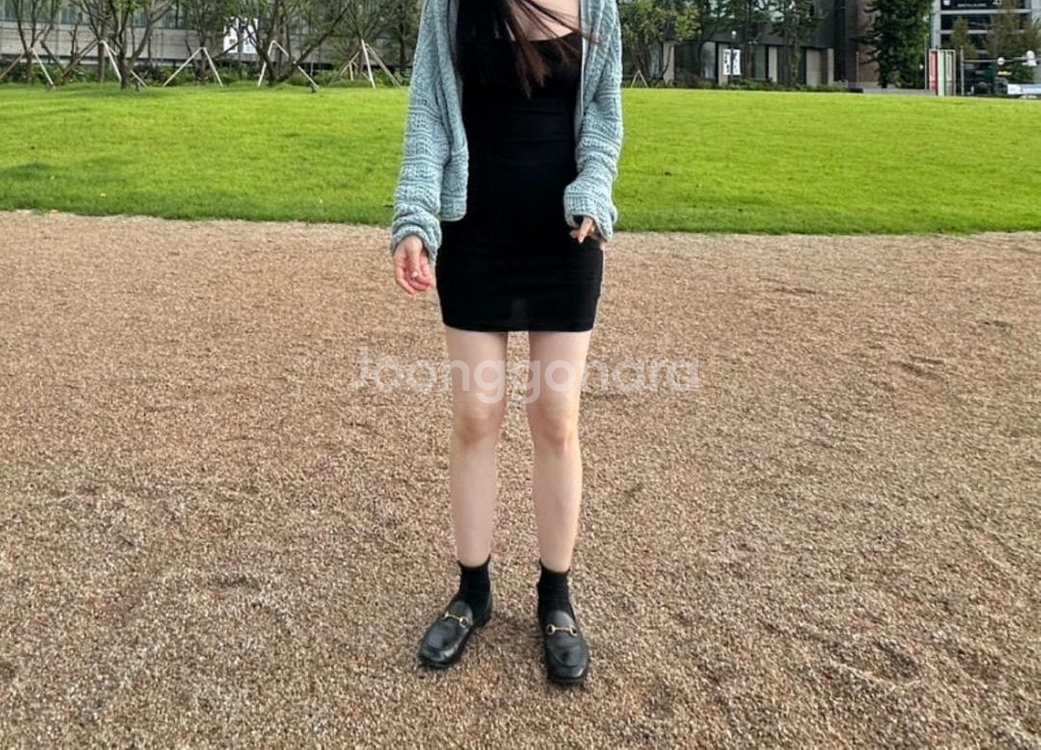 [36.5] 구찌 홀스빗 로퍼 구두 블랙--6