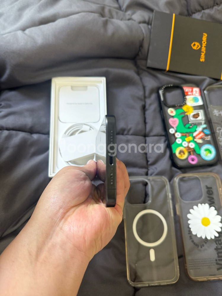 아이폰15pro 맥스 256기가 + 애플케어플러스포함--4