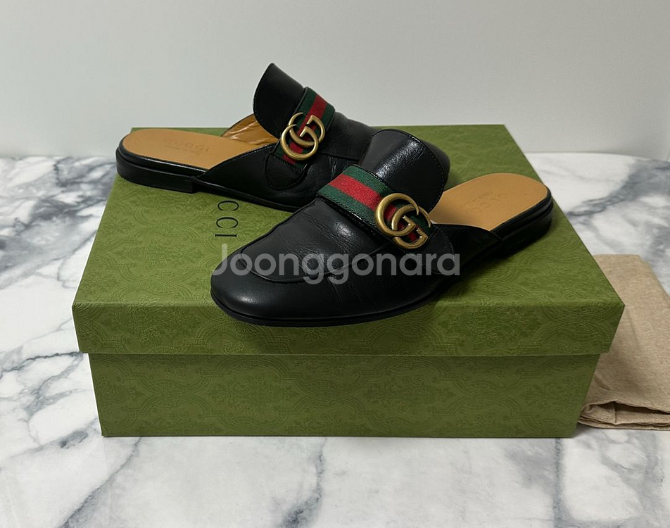 [7.5] 구찌 GG 마몬트 남성 블로퍼 뮬--0