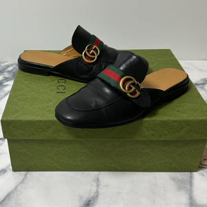 [7.5] 구찌 GG 마몬트 남성 블로퍼 뮬