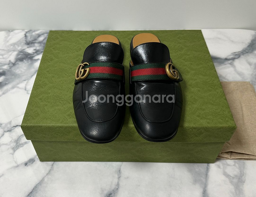 [7.5] 구찌 GG 마몬트 남성 블로퍼 뮬--2