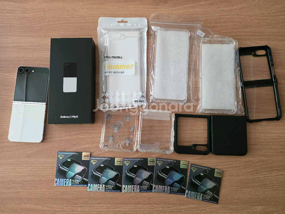 자급제 갤럭시 Z 플립5 화이트 512GB + 케이스--0