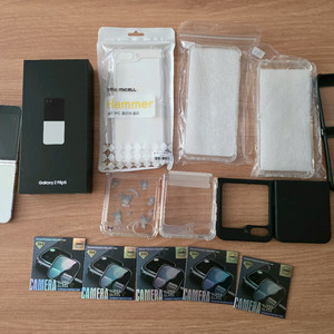 자급제 갤럭시 Z 플립5 화이트 512GB + 케이스