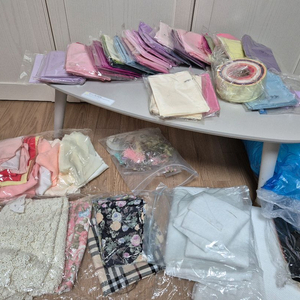 꽃만들기 원단 천 리본공예재료 일괄