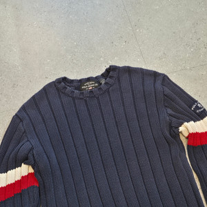 폴로 진컴퍼니 랄프로렌 스트라이프 니트 스웨터 네이비 (M사이즈)