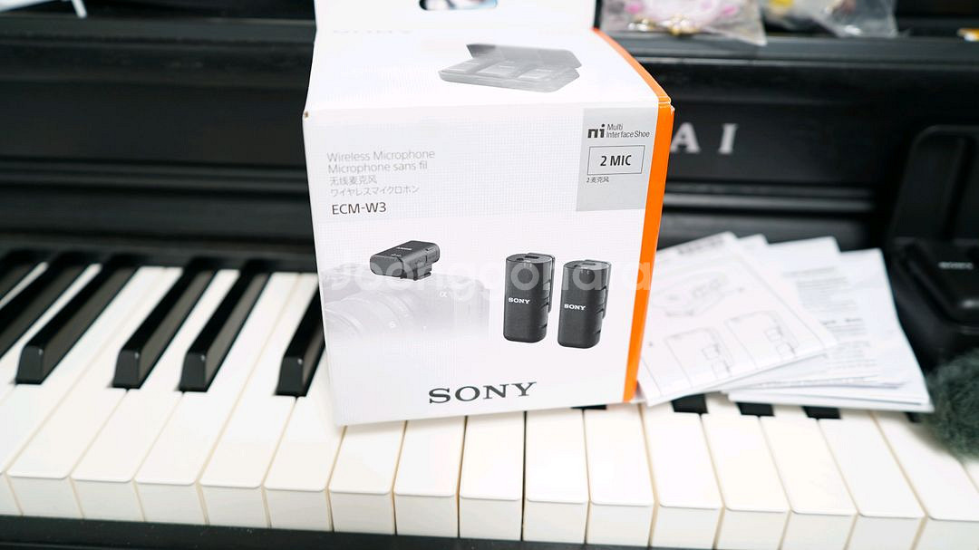 소니 ECM-W3 무선 마이크 세트--1
