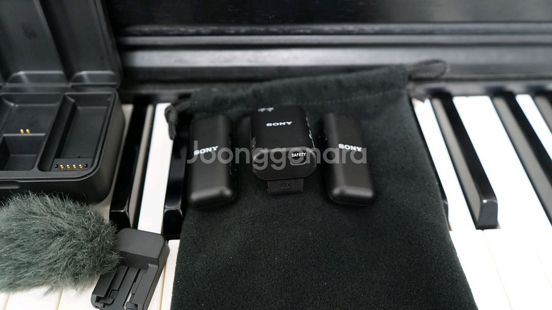 소니 ECM-W3 무선 마이크 세트--2