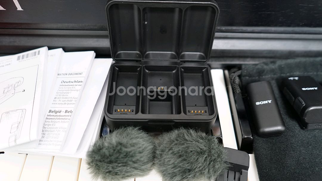 소니 ECM-W3 무선 마이크 세트--3