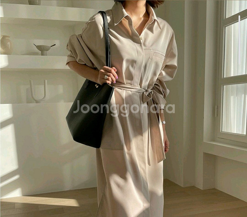 새상품) 드랑 자체제작 투웨이 트렌치코트&원피스--0