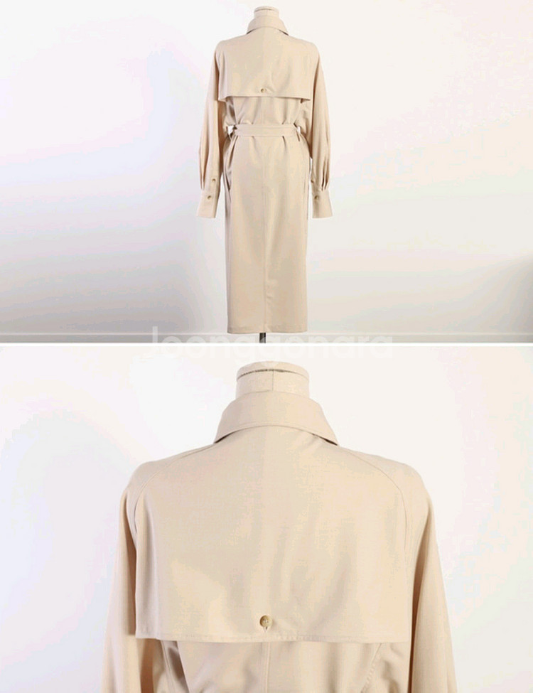 새상품) 드랑 자체제작 투웨이 트렌치코트&원피스--8