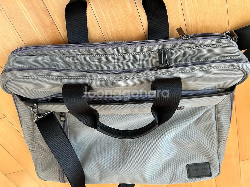 샘소나이트 레드 노트북 서류 가방 크로스백--2