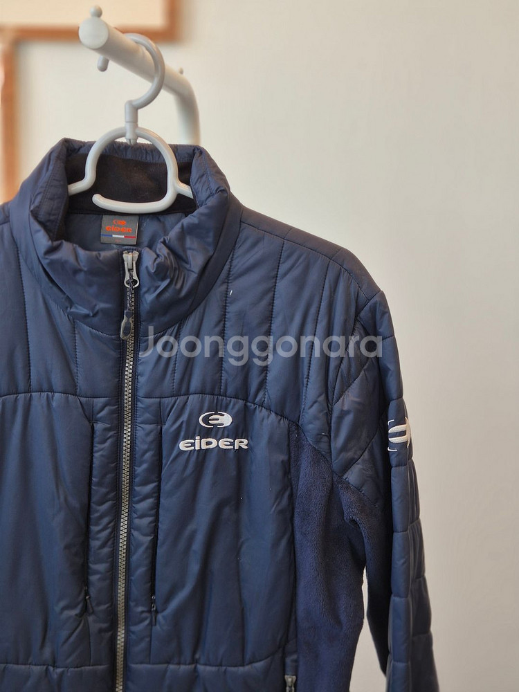 아이더 네이비 경량패딩 자켓--1
