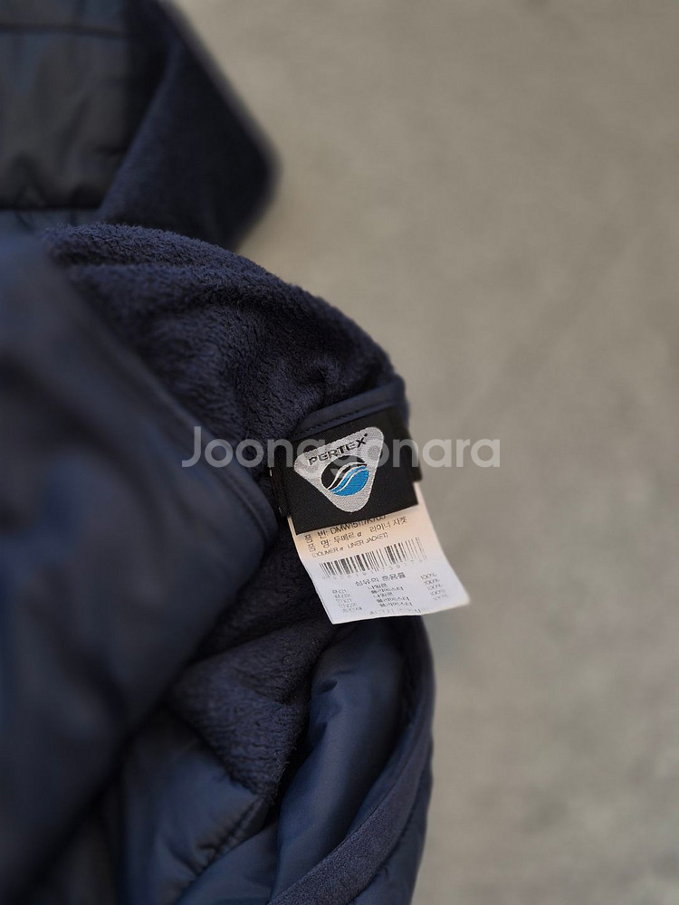 아이더 네이비 경량패딩 자켓--4