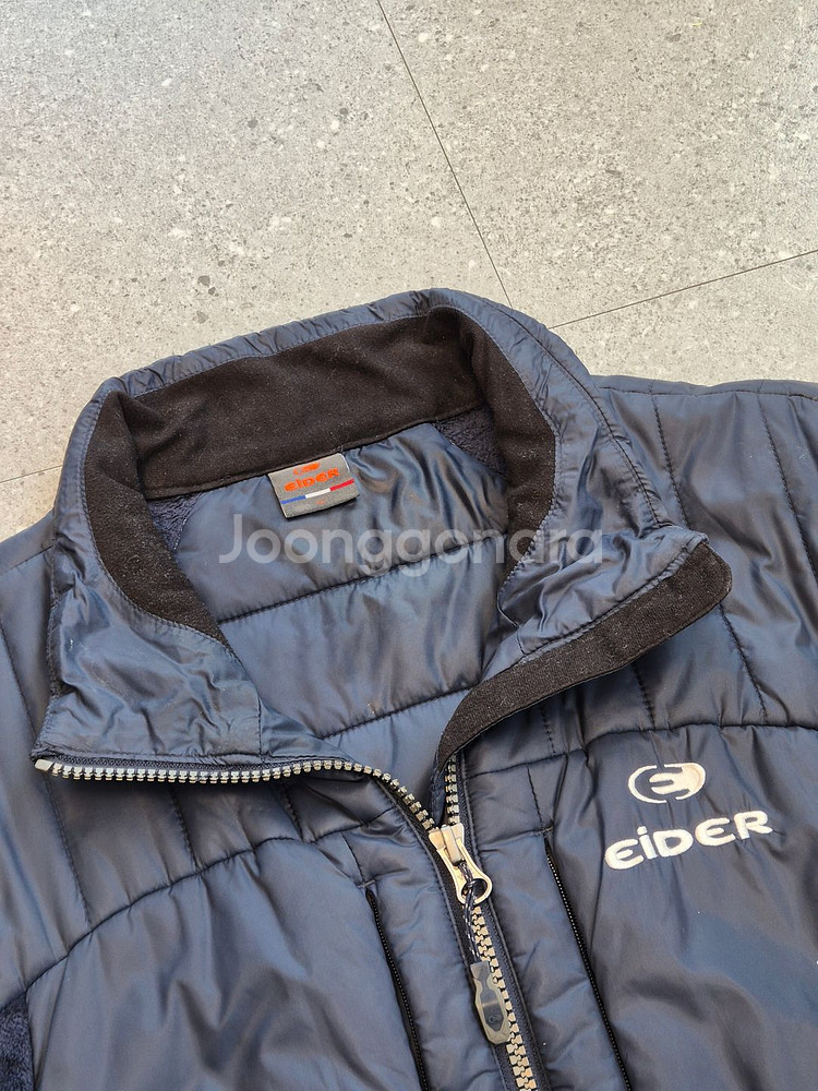 아이더 네이비 경량패딩 자켓--3
