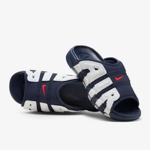 [280] 나이키 에어 모어 업템포 슬리퍼 슬라이드