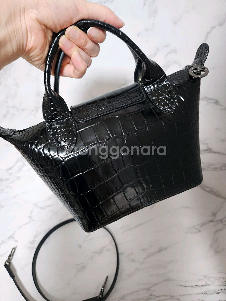 롱샴 르플리아쥬 퀴르 미니백 크로스백--5