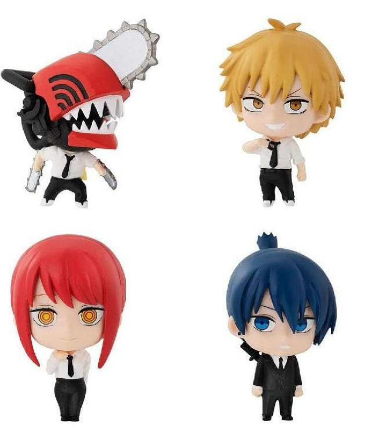 체인소맨 가챠 미니 피규어 덴지 마키마 아키 캡슐토이--1