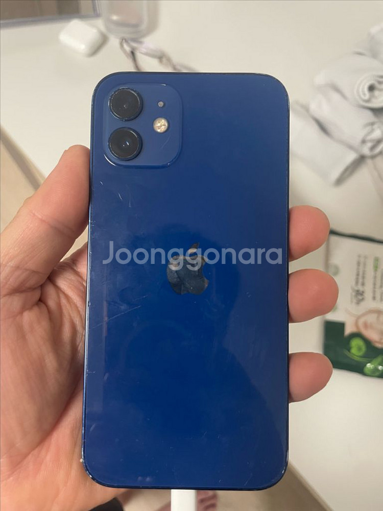 아이폰12 블루--1