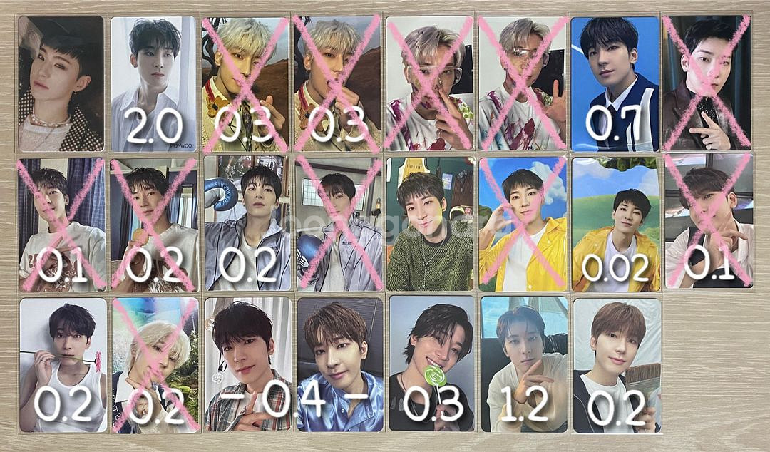 세븐틴 SVT 포카 대량 일괄 양도 판매--2