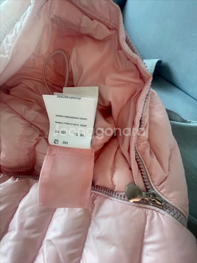 몽클레어 키즈 여아 롱 패딩 jacinte 8a--3