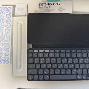 키즈투고2 for ipad 키보드 + 애플펜슬 팝니다