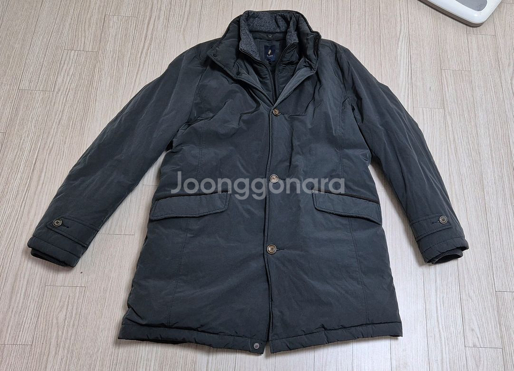 올젠 남성구스패딩 하프코트 110사이즈--0