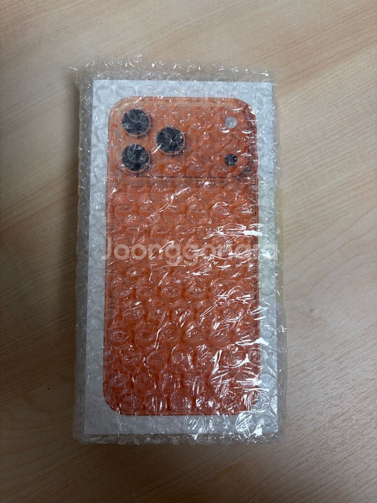 아이폰 17 프로맥스 오렌지 256 자급제 미개봉 대구--0