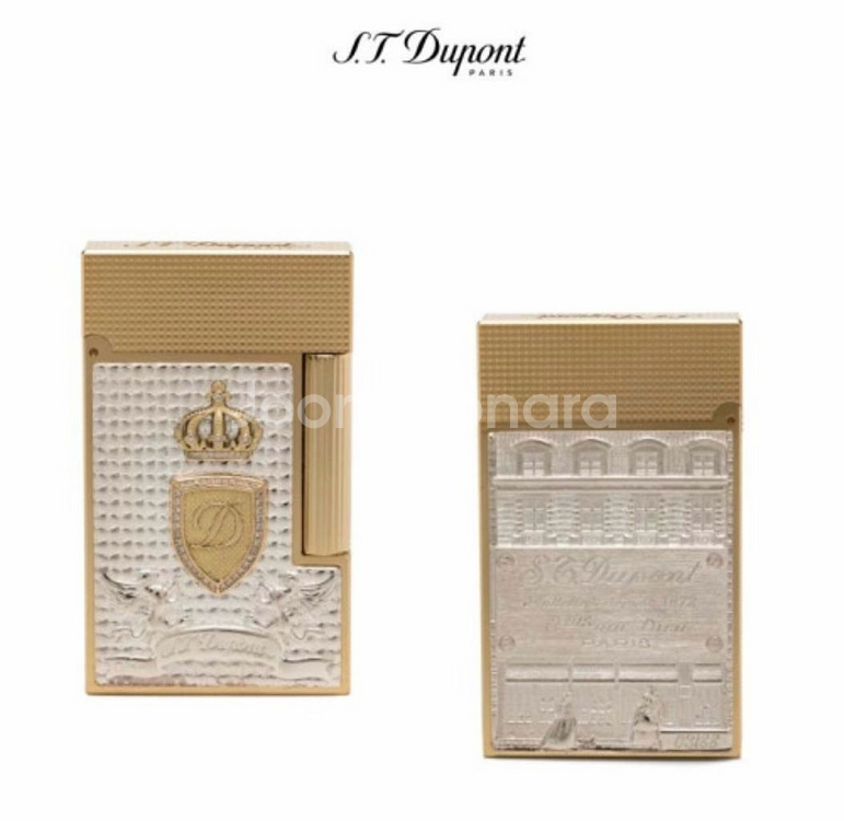 S.T.듀퐁 라이터 순금(24k) 순은 장식 -한정판--2