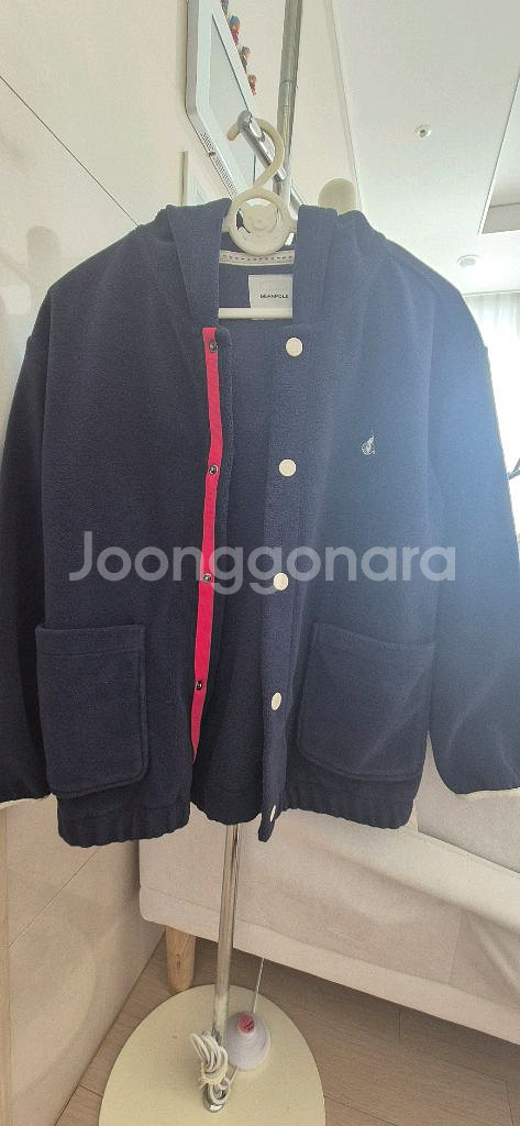 빈폴 키즈 후드 플리스 자켓--0