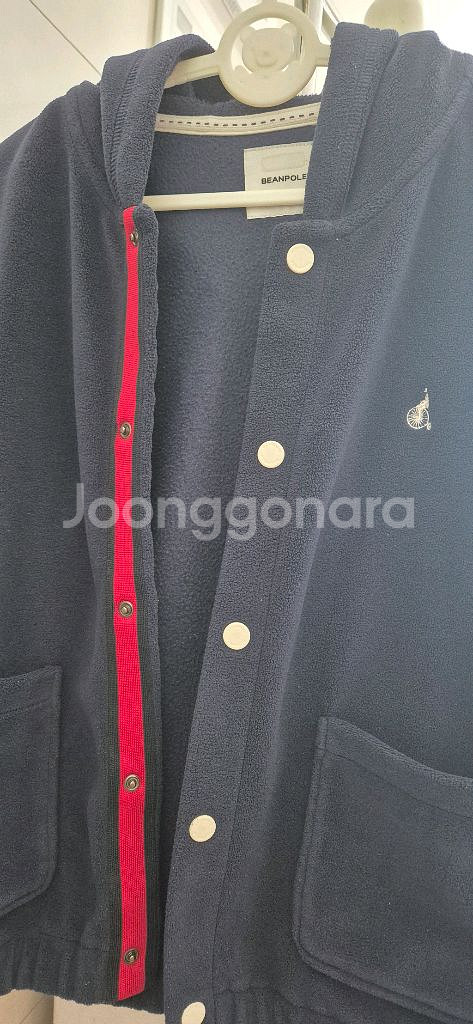 빈폴 키즈 후드 플리스 자켓--1