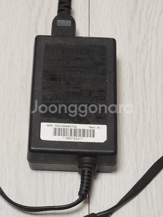##[PC주변기기/프린터액세서리]## HP 0957-2231 정품 프린터 어댑터 (32V/16V, 3핀 커넥터)--0