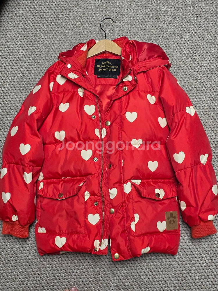 미니로디니 하트패딩 8-9y--0