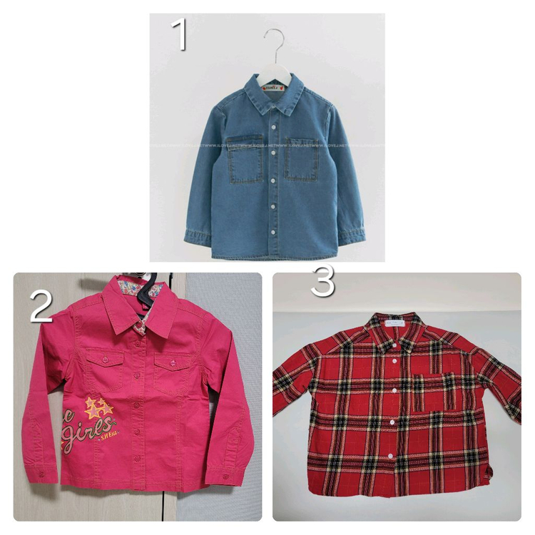 거의새상품)여아 봄가을 상의 110호(4-5세) 10종 이미지