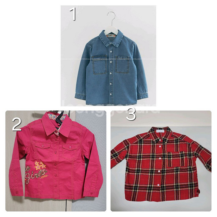 거의새상품)여아 봄가을 상의 110호(4-5세) 10종--8