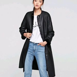 스페인 메리노램 무스탕, 블랙 ROBO 리버시블 무스탕