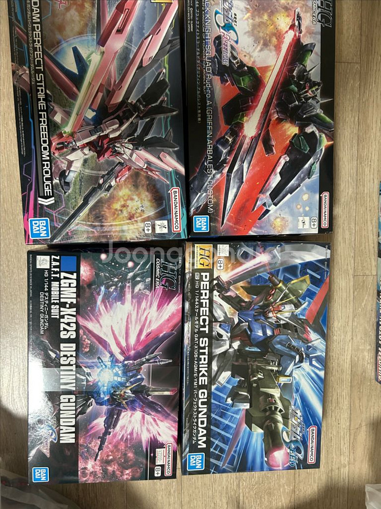 반다이 HG 8종 미개봉 새제품 일괄팝니다--1