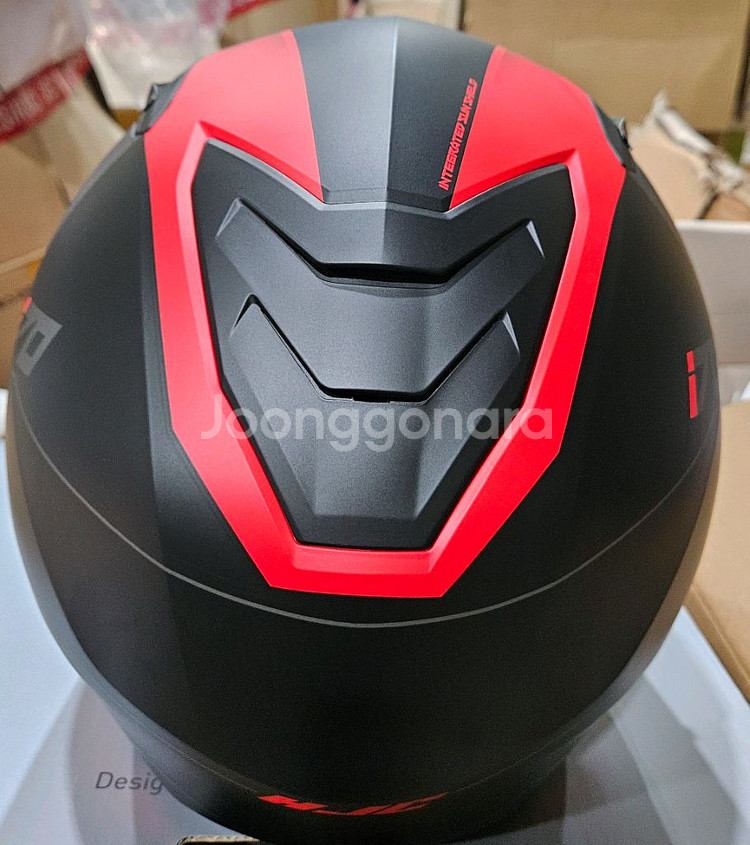 HJC i70 풀페이스 헬멧 블랙/레드L--4