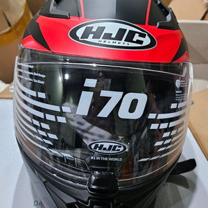 HJC i70 풀페이스 헬멧 블랙/레드L